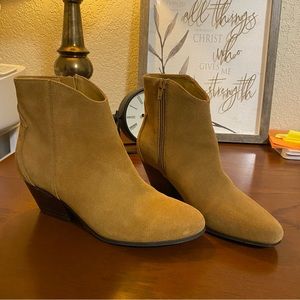Nine West suede booties